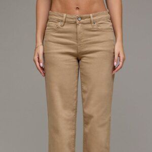 NWT Hidden Almond Wash Clean Stretch 32" inseam Dad jeans Size 28